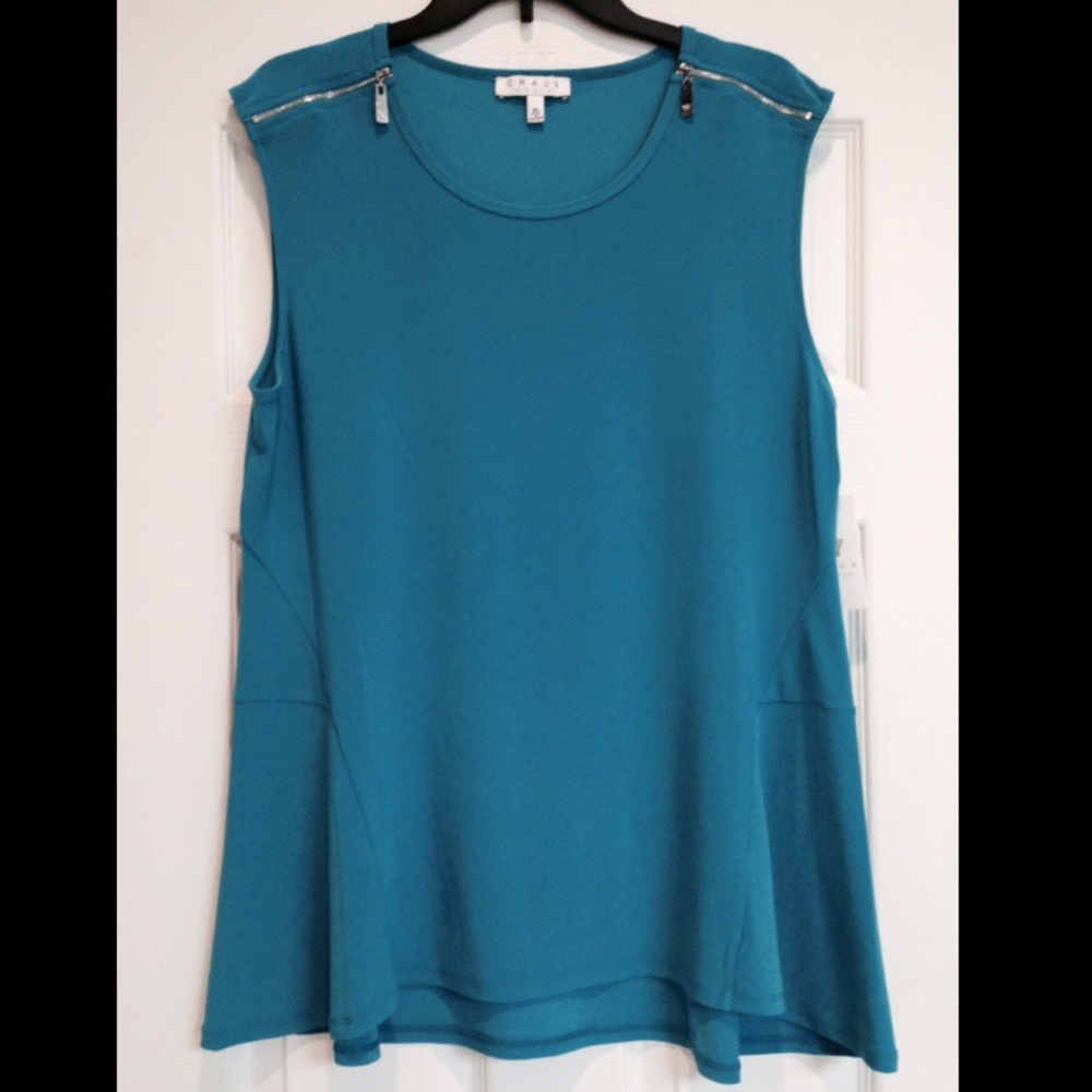 Chaus turquoise tank top